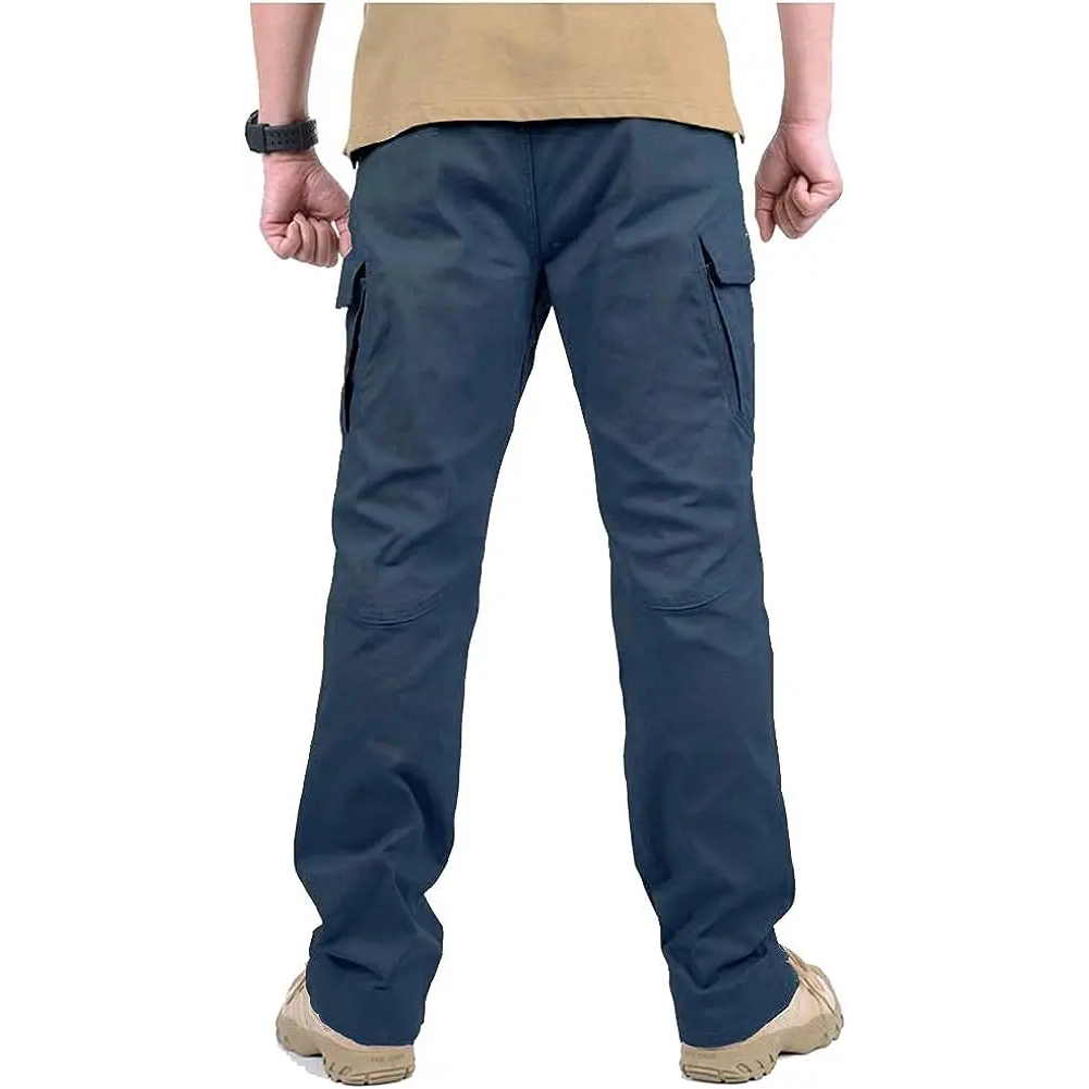 Men's Assault Tactical Pants Lightweight Cotton Outdoor Military Combat Cargo Trousers
