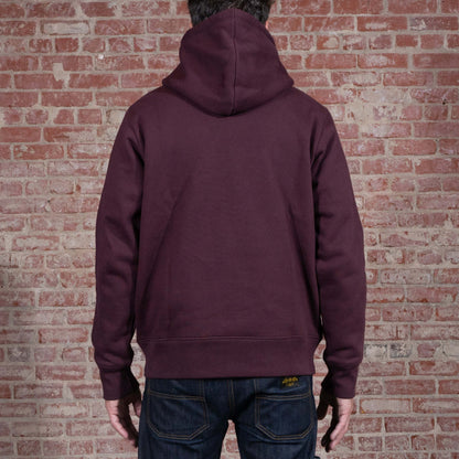 BNAGEROW - PULLOVER HOODIE - Oxblood