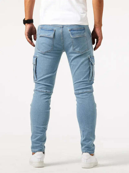 BNAGEROW - STRETCH CARGO JEANS