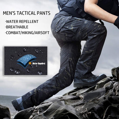 Men's Ripstop Work Pants,Water Resistant Outdoor Tactical Pants