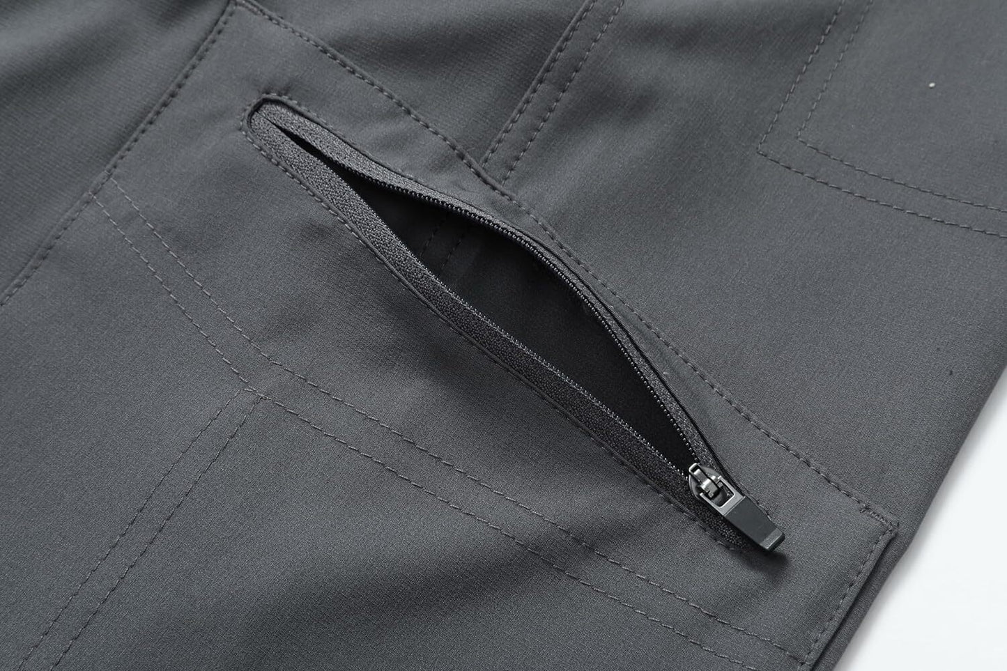 Men's Lightweight Cargo Pants Waterproof Quick Dry Tactical Pants Outdoor Hiking Pants with Belt
