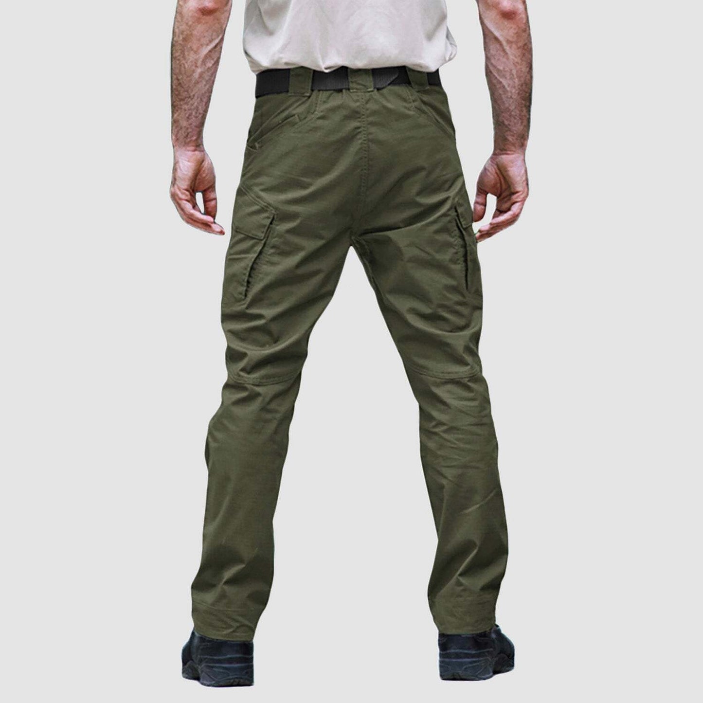 7-Packs Men's Tactical Pants with 9 Pockets Rip-Stop Work Hiking Pants