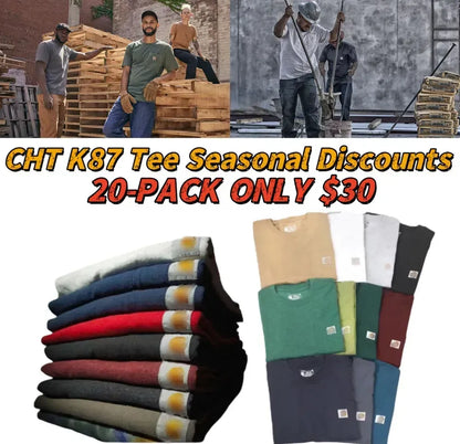 CHT Men's K87 Workwear Loose Fit Heavyweight Short-Sleeve Pocket T-Shirt (Also Available in Big & Tall)