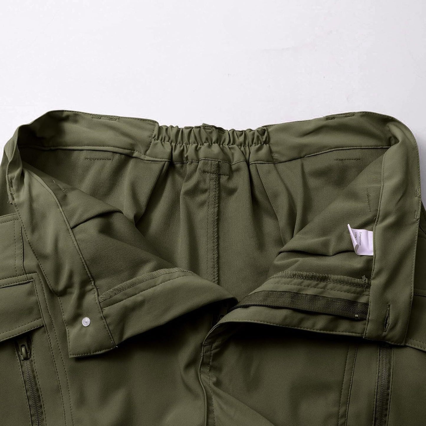 Men Tactical Pants Baggy Outdoor Waterproof Hiking Work Pants Water Resistant Multi Pockets Wild Cargo Pants