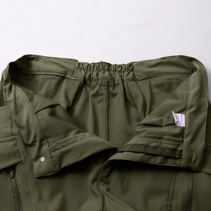 Men Tactical Pants Baggy Outdoor Waterproof Hiking Work Pants Water Resistant Multi Pockets Wild Cargo Pants