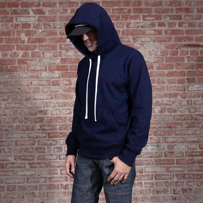 BNAGEROW - Glory Days Raw Indigo Pullover Hoodie