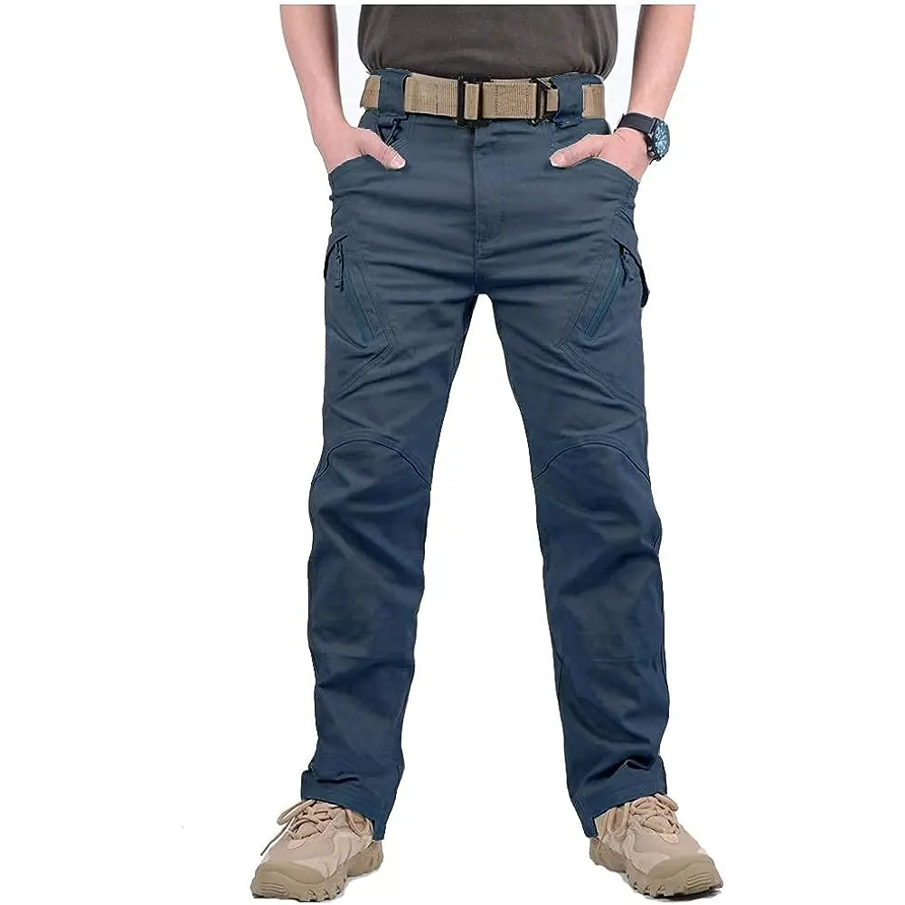 Men's Assault Tactical Pants Lightweight Cotton Outdoor Military Combat Cargo Trousers