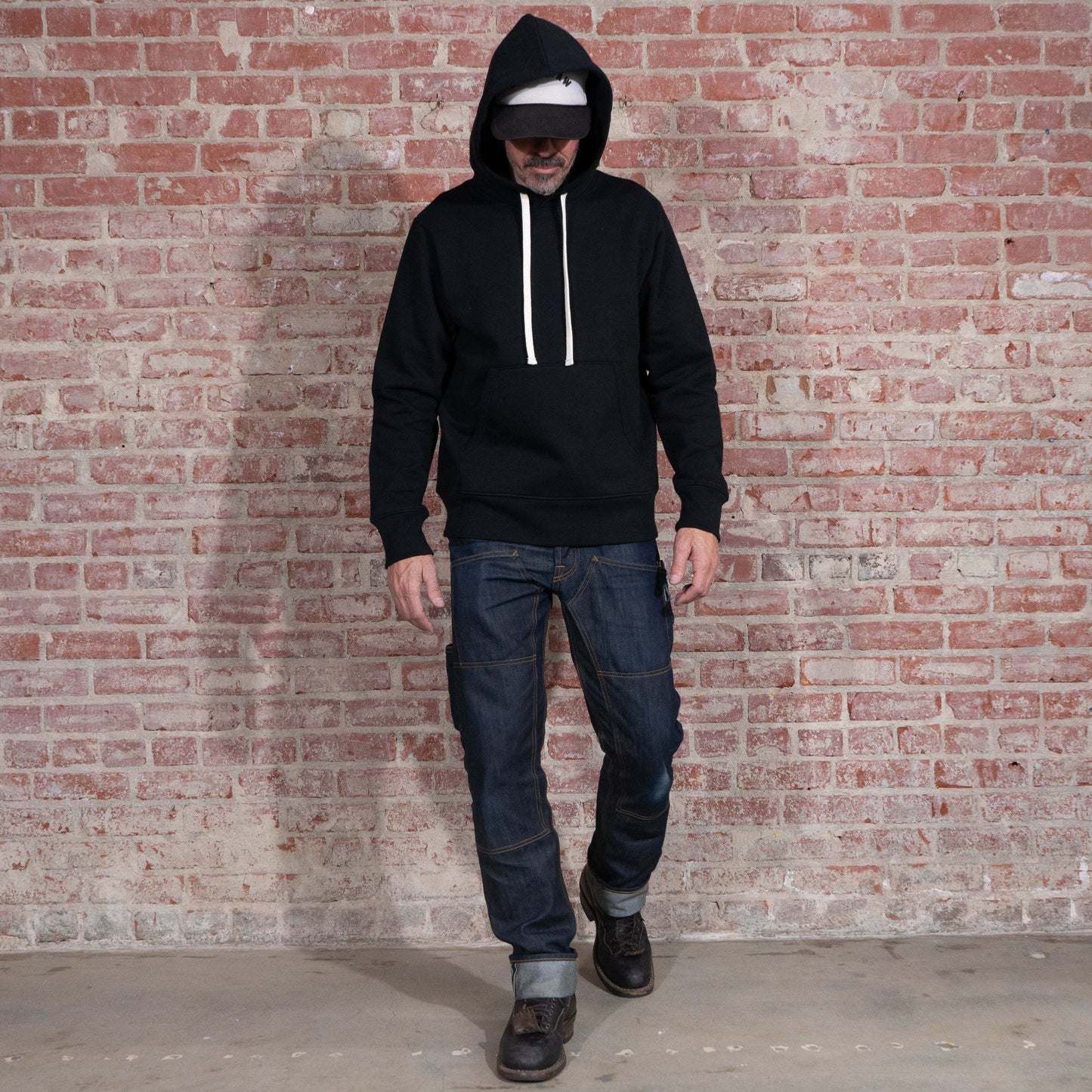BNAGEROW - PULLOVER HOODIE - Black