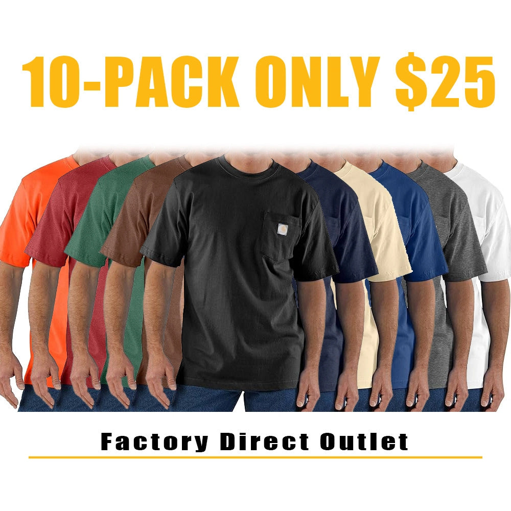 Men's Loose Fit Heavyweight Short-Sleeve Pocket T-Shirt (Also Available in Big)