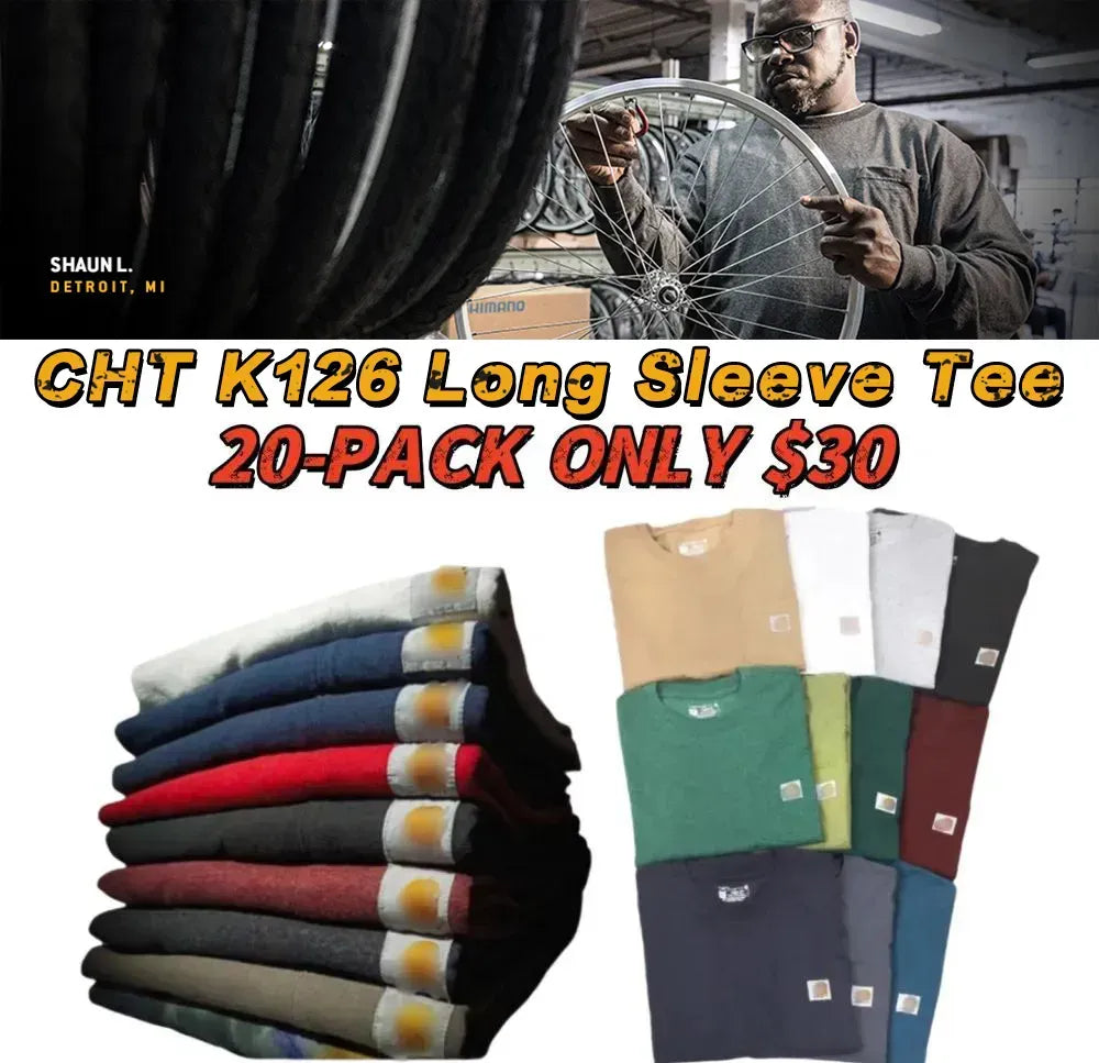 CHT Men's K87 Workwear Loose Fit Heavyweight Short-Sleeve Pocket T-Shirt (Also Available in Big & Tall)
