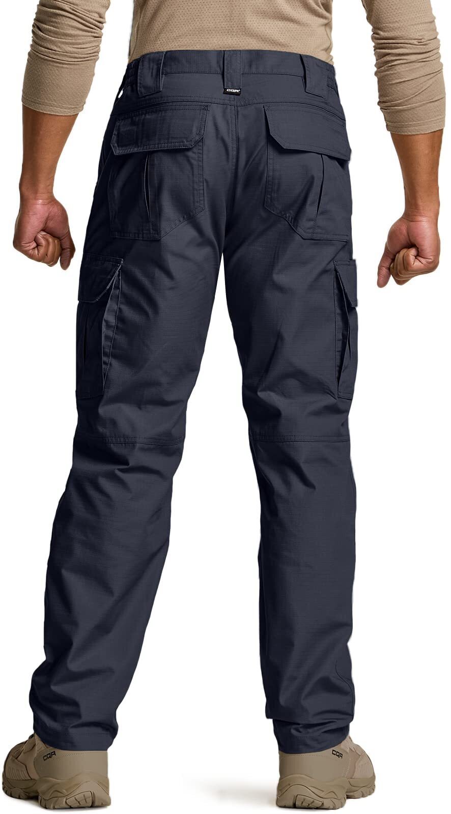 Men's Tactical Pants, Water Resistant Ripstop Cargo Pants