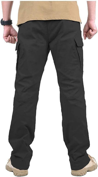 Men's Assault Tactical Pants Lightweight Cotton Outdoor Military Combat Cargo Trousers