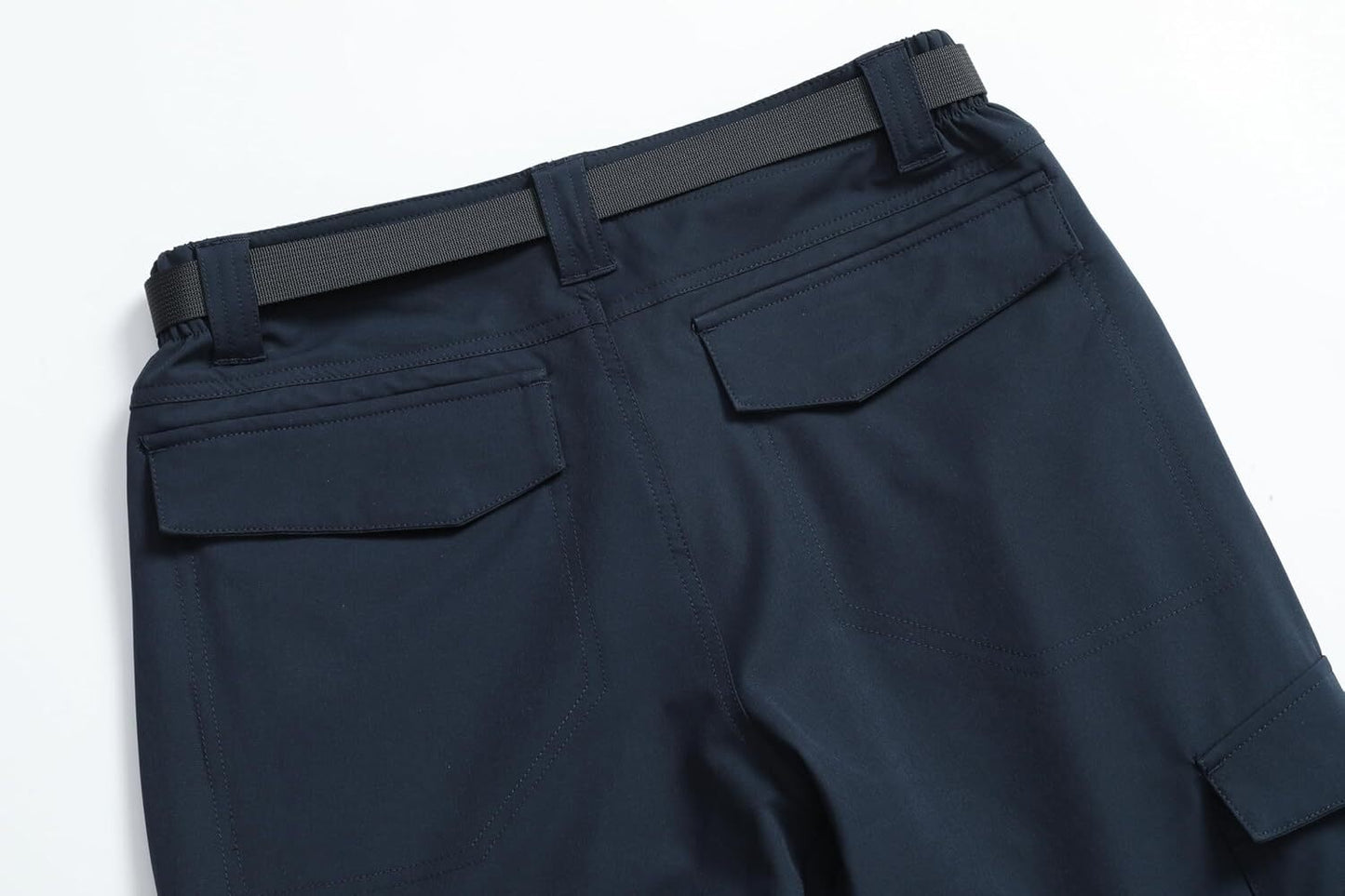 Men's Lightweight Cargo Pants Waterproof Quick Dry Tactical Pants Outdoor Hiking Pants with Belt