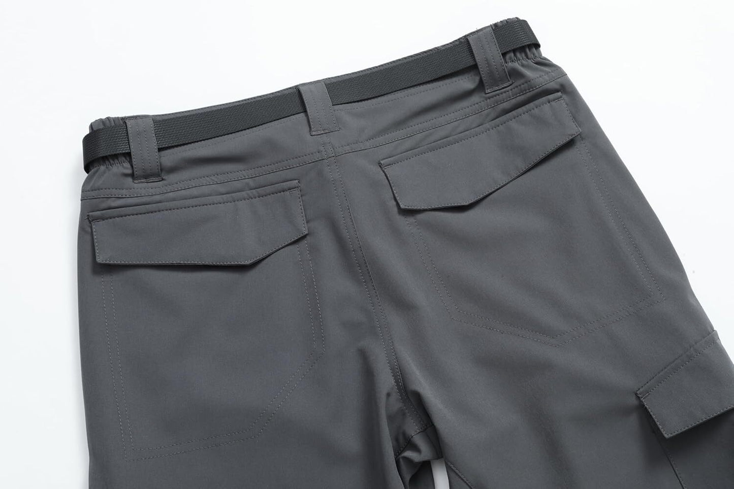 Men's Lightweight Cargo Pants Waterproof Quick Dry Tactical Pants Outdoor Hiking Pants with Belt