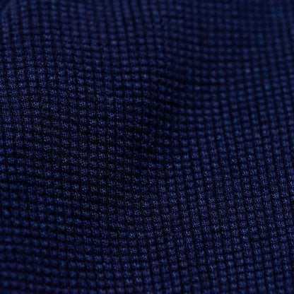 BNAGEROW - Lndigo Dyed Thermal Zip Hoodie