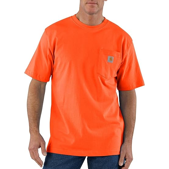 Men's Loose Fit Heavyweight Short-Sleeve Pocket T-Shirt (Also Available in Big)