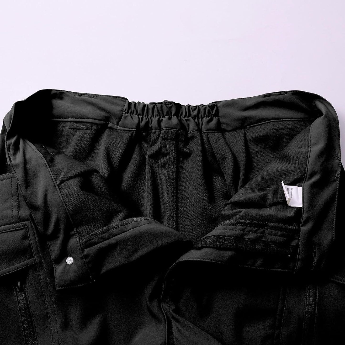Men Tactical Pants Baggy Outdoor Waterproof Hiking Work Pants Water Resistant Multi Pockets Wild Cargo Pants