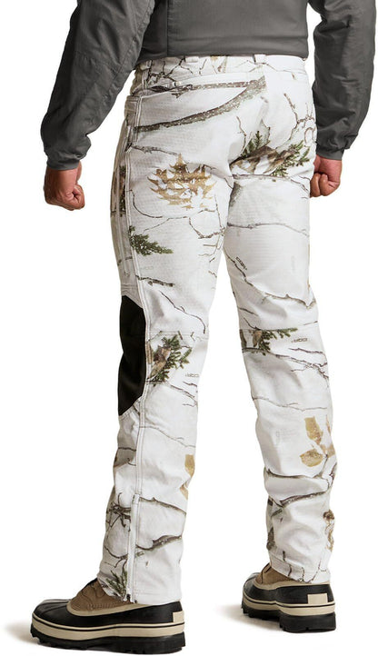 Men's Winter Waterproof Tactical Pants, Softshell Fleece Lined Snow Ski Cargo Pants