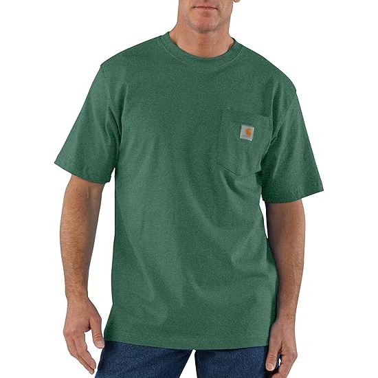Men's Loose Fit Heavyweight Short-Sleeve Pocket T-Shirt (Also Available in Big)