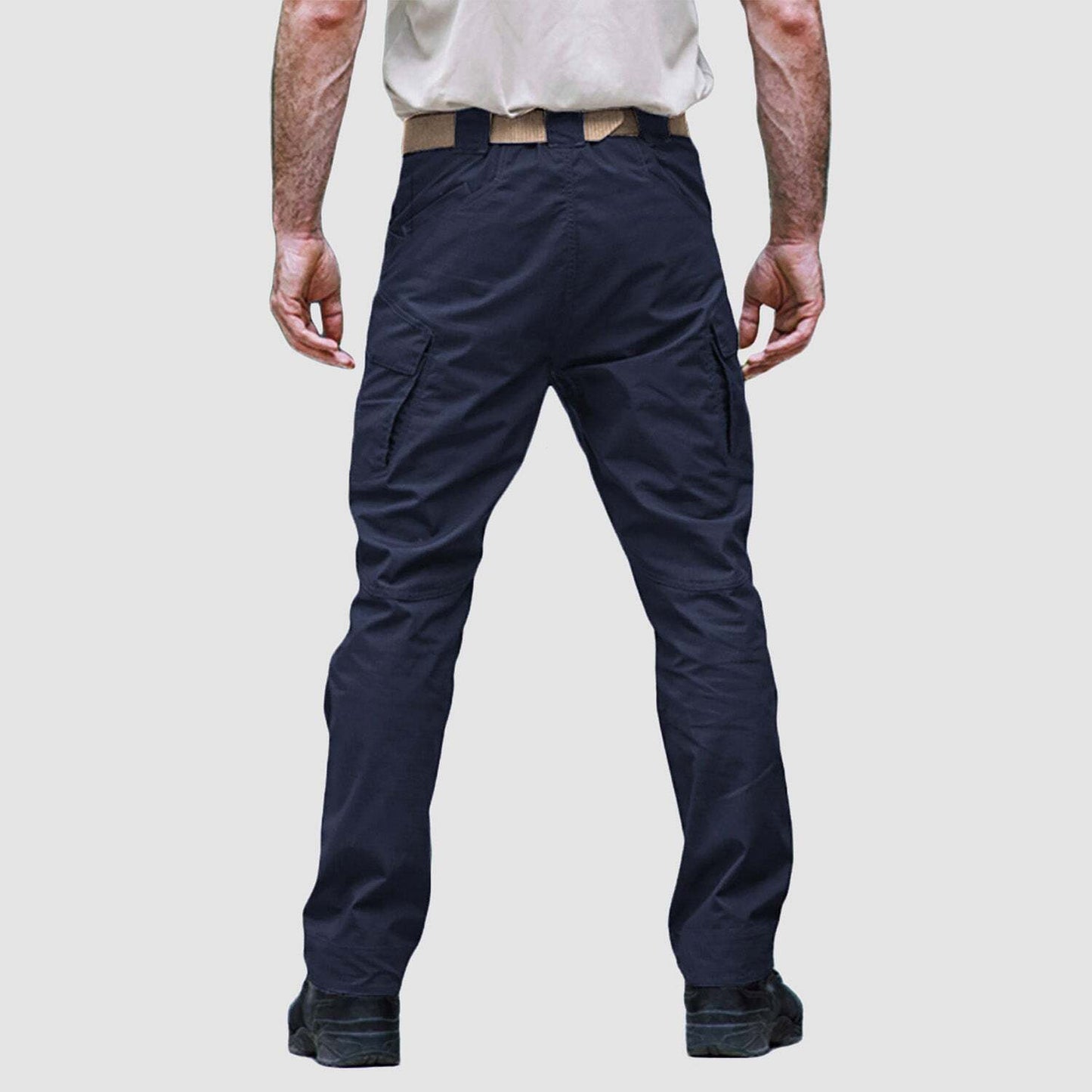 7-Packs Men's Tactical Pants with 9 Pockets Rip-Stop Work Hiking Pants