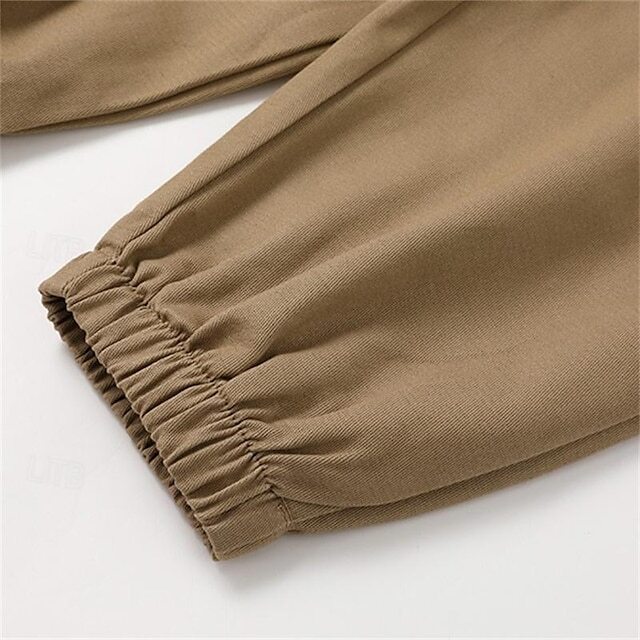 Men's Solid Color Casual Outdoor Sweatpants With Pocket and Drawstring