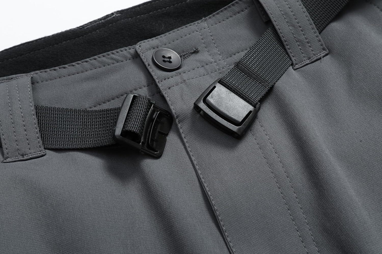 Men's Lightweight Cargo Pants Waterproof Quick Dry Tactical Pants Outdoor Hiking Pants with Belt