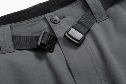 Men's Lightweight Cargo Pants Waterproof Quick Dry Tactical Pants Outdoor Hiking Pants with Belt