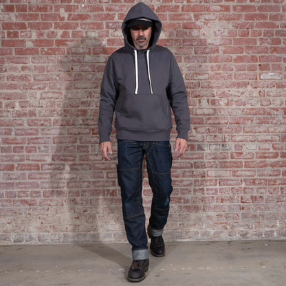 BNAGEROW - PULLOVER HOODIE - Grey