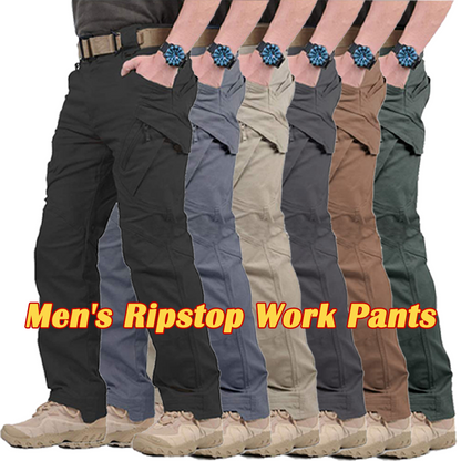 Men's Assault Tactical Pants Lightweight Cotton Outdoor Military Combat Cargo Trousers