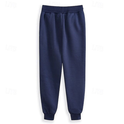 Mens 7 Pack Fleece Workout Jogger Sweatpants With Pocket and Drawstring Size S-3XL