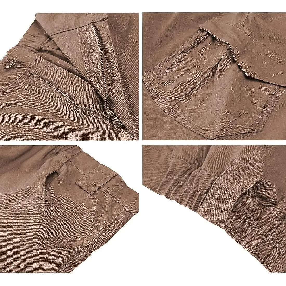 Men's Assault Tactical Pants Lightweight Cotton Outdoor Military Combat Cargo Trousers