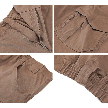 Men's Assault Tactical Pants Lightweight Cotton Outdoor Military Combat Cargo Trousers
