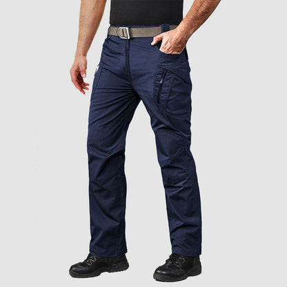 7-Packs Men's Tactical Pants with 9 Pockets Rip-Stop Work Hiking Pants