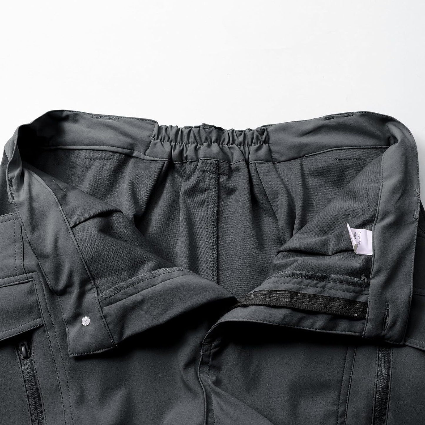 Men Tactical Pants Baggy Outdoor Waterproof Hiking Work Pants Water Resistant Multi Pockets Wild Cargo Pants