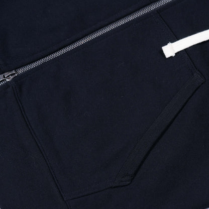 BNAGEROW - TWO WAY ZIP HOODIE - Black