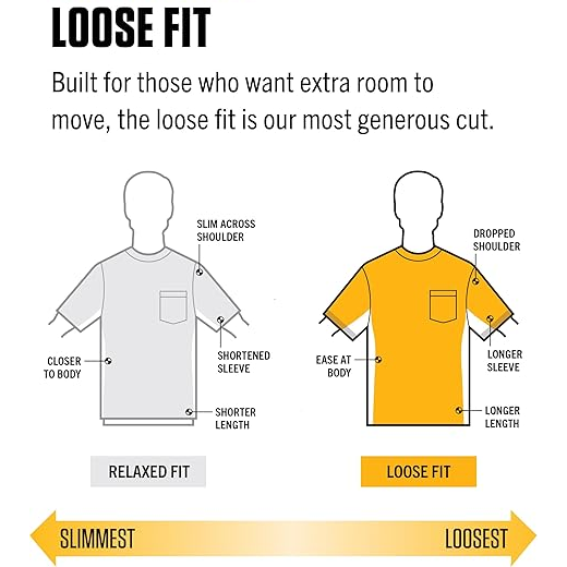 Men's Loose Fit Heavyweight Short-Sleeve Pocket T-Shirt (Also Available in Big)