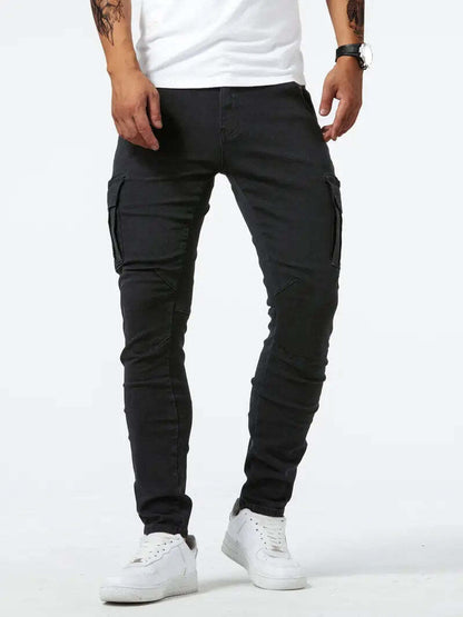 BNAGEROW - STRETCH CARGO JEANS
