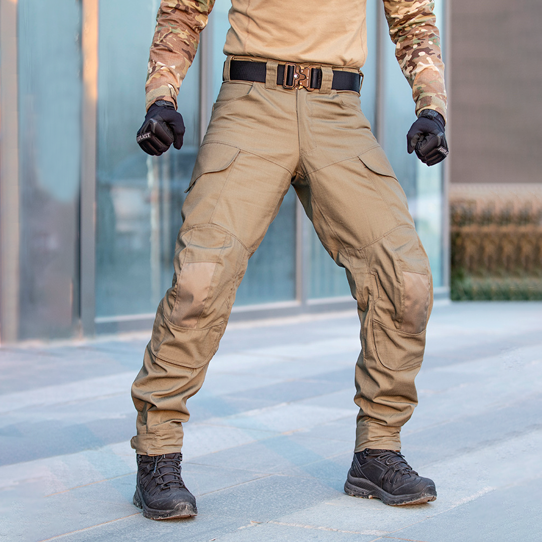 Reinforced Abrasion-Resistant Outdoor Tactical Pants With Knee Pads