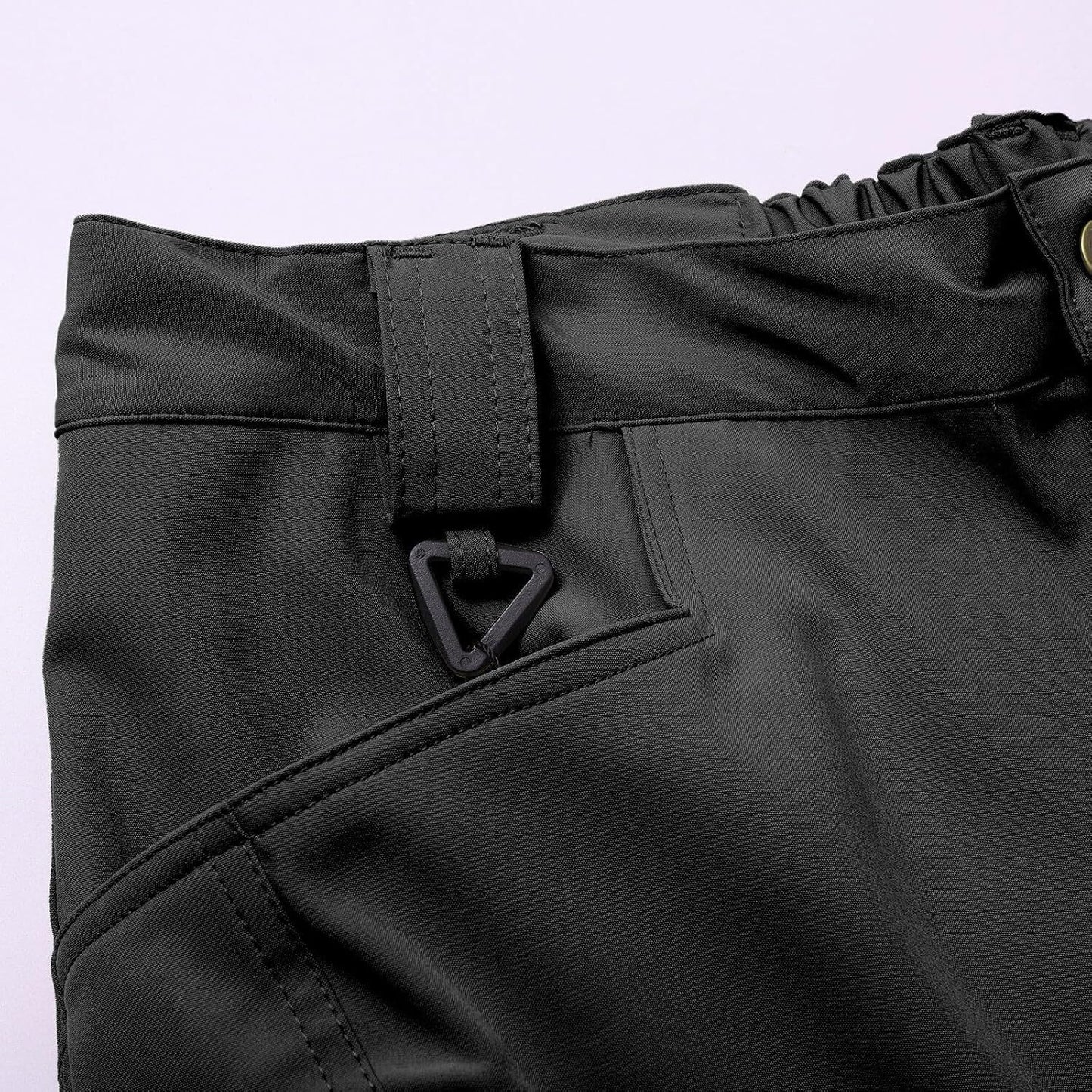 Men Tactical Pants Baggy Outdoor Waterproof Hiking Work Pants Water Resistant Multi Pockets Wild Cargo Pants