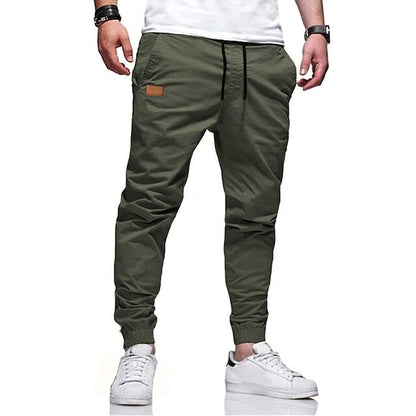 Men's Solid Color Casual Outdoor Sweatpants With Pocket and Drawstring