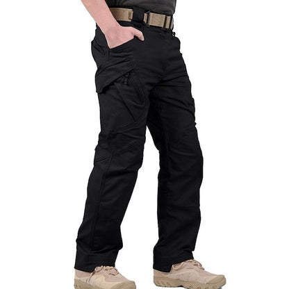 Men's Multi-Pocket Solid Color Cargo Pants