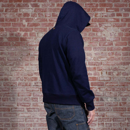 BNAGEROW - Glory Days Raw Indigo Pullover Hoodie
