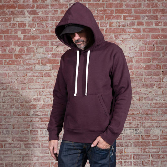BNAGEROW - PULLOVER HOODIE - Oxblood