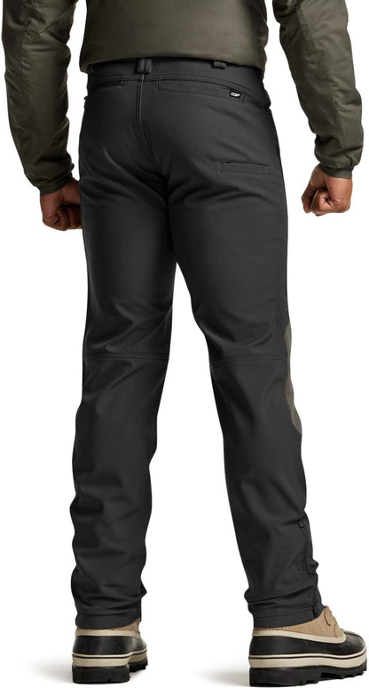 Men's Winter Waterproof Tactical Pants, Softshell Fleece Lined Snow Ski Cargo Pants