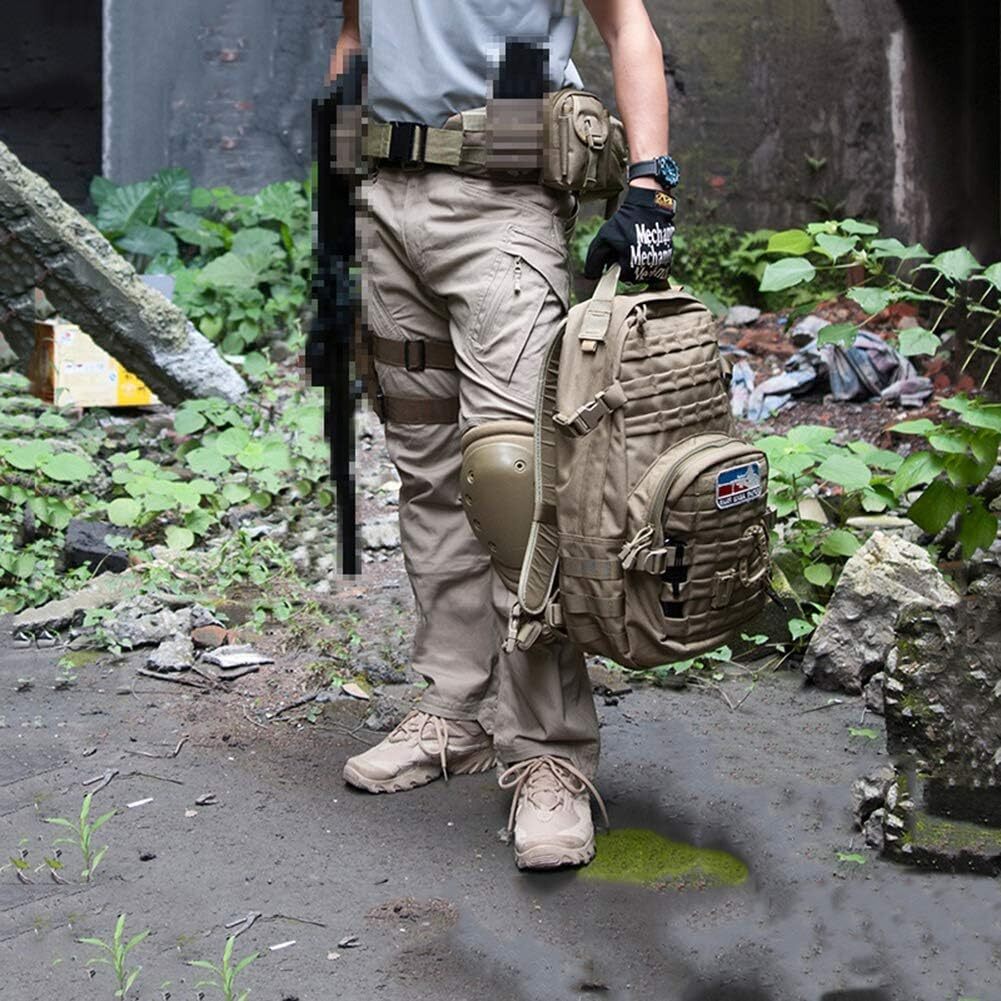 Men's Assault Tactical Pants Lightweight Cotton Outdoor Military Combat Cargo Trousers