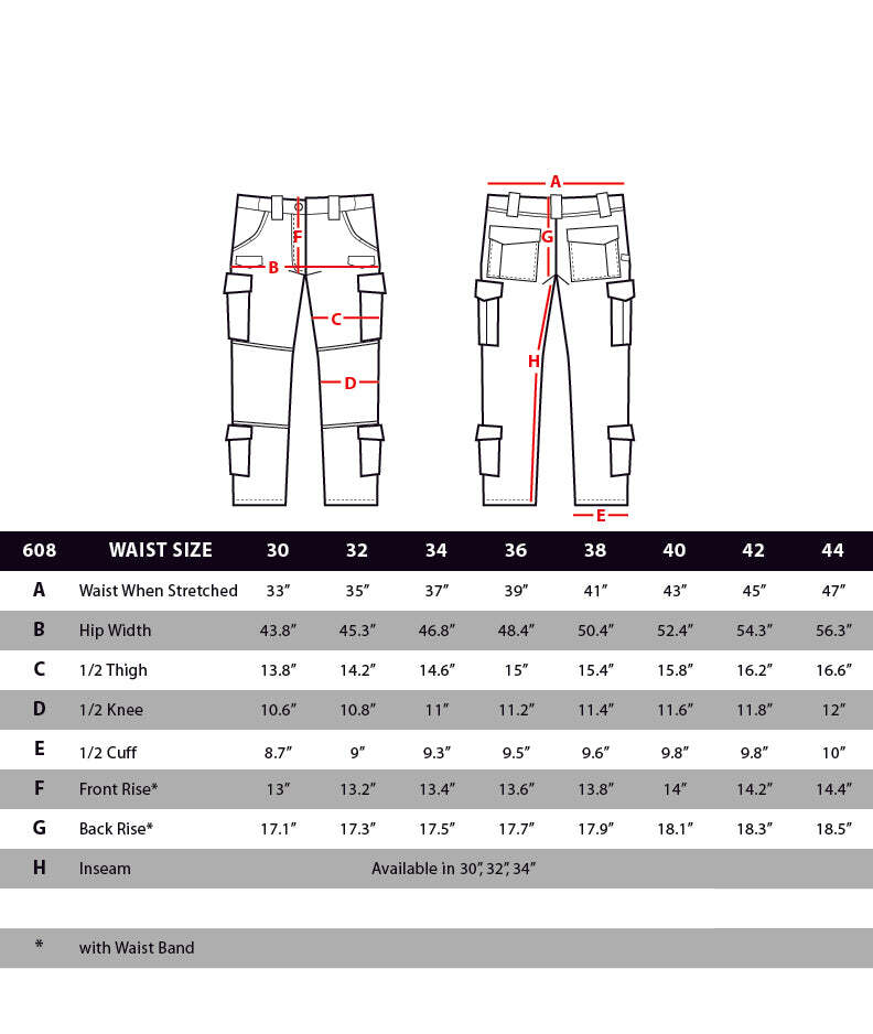 Sentinel Tactical Pants Plus Size
