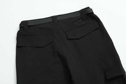 Men's Lightweight Cargo Pants Waterproof Quick Dry Tactical Pants Outdoor Hiking Pants with Belt
