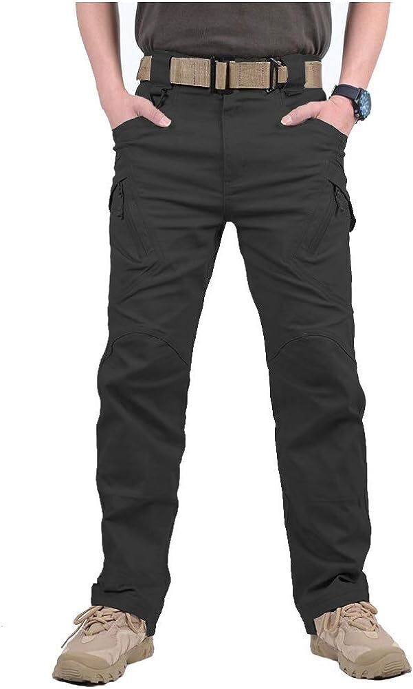 Men's Assault Tactical Pants Lightweight Cotton Outdoor Military Combat Cargo Trousers