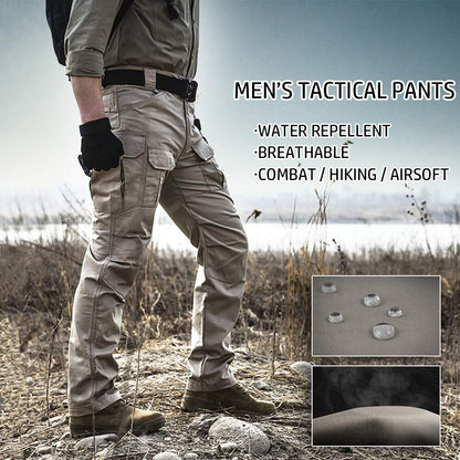 Men's Ripstop Work Pants,Water Resistant Outdoor Tactical Pants