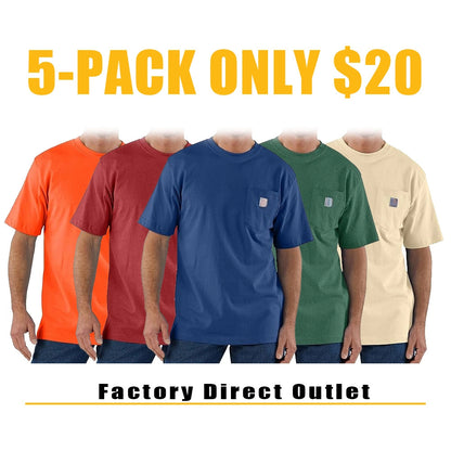Men's Loose Fit Heavyweight Short-Sleeve Pocket T-Shirt (Also Available in Big)
